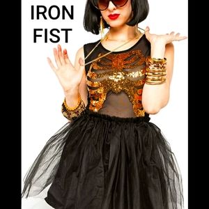 🖤HP💛Iron Fist Wishbone Party Dress🦴